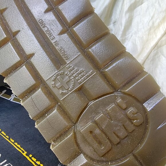 Dr.Martens Made In England Mens Suede Padded Collar Mule in Tan NWT Deadstock - Picture 8 of 13